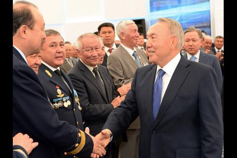 President Nursultan Nazarbayev gave the signal to launch operations.